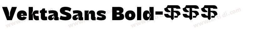 VektaSans Bold字体转换 VektaSans Bold字体转换